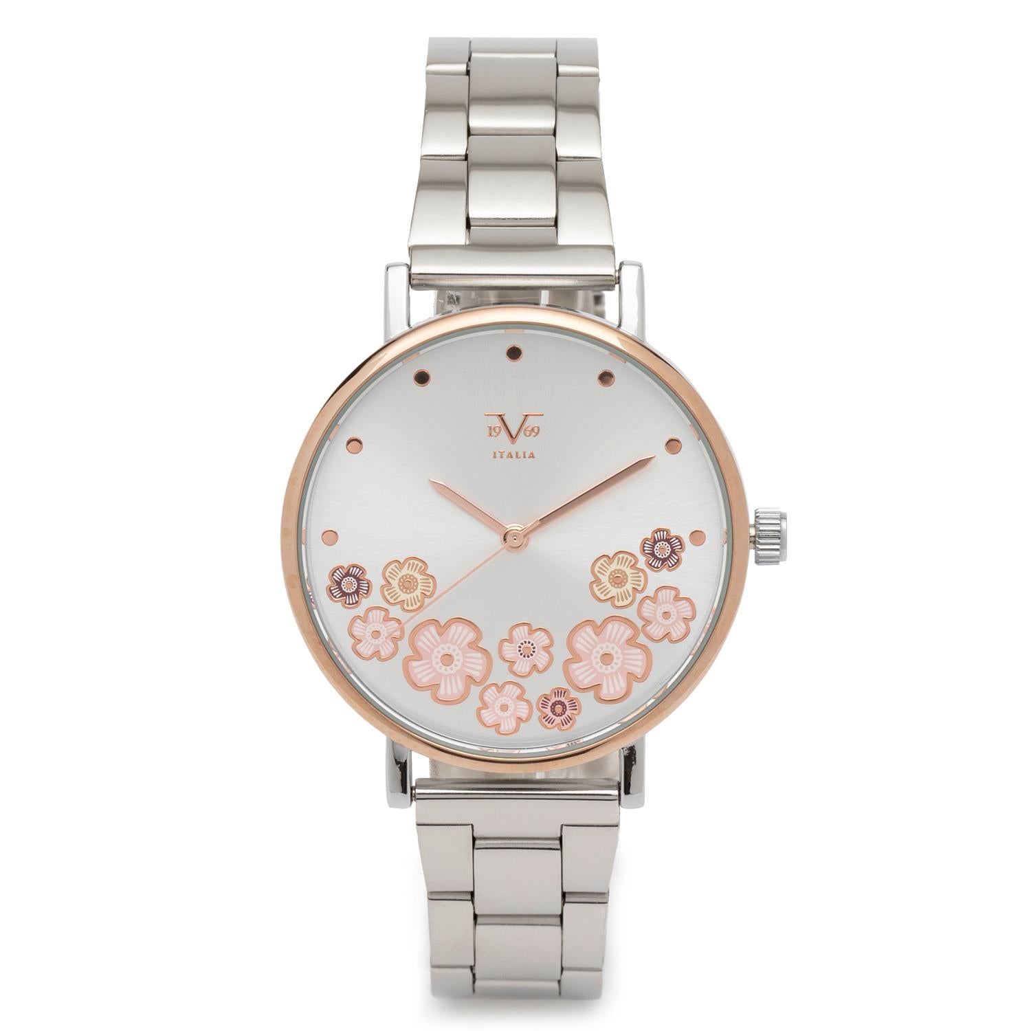 Reloj 19v69 Italia V1969-267-4 Plateado Mujer