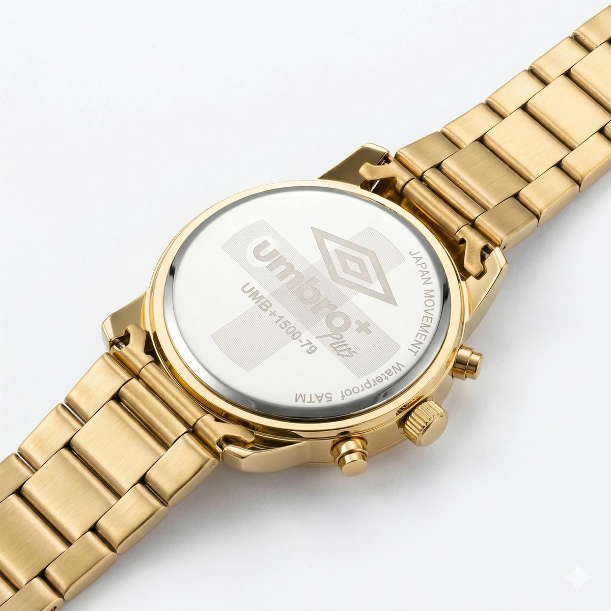 Reloj Análogo Hombre Umbro Plus Dorado UMBP-1500-79
