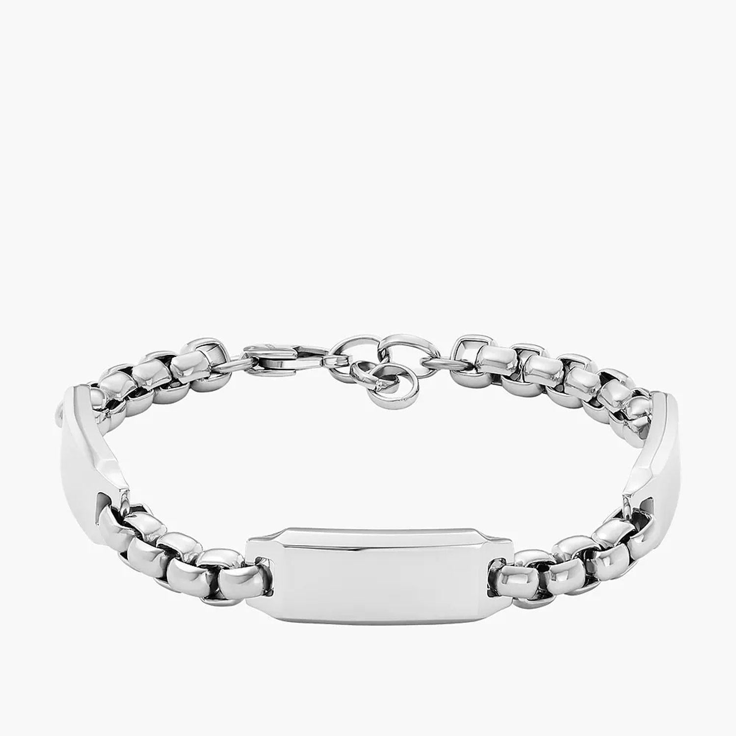 Pulsera Fossil Plateado Hombre JF04400040