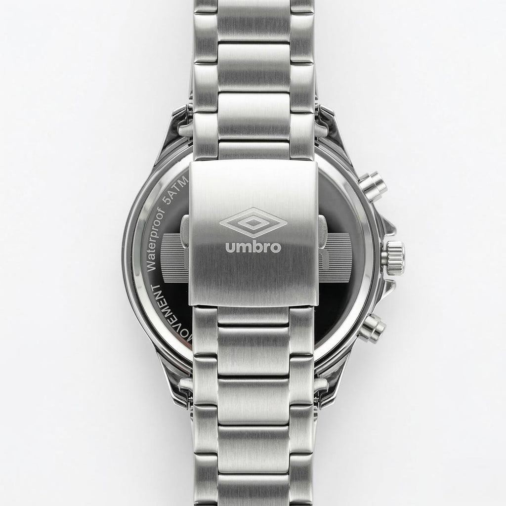 Reloj Análogo Hombre Umbro Plus Plateado UMBP-1500-157