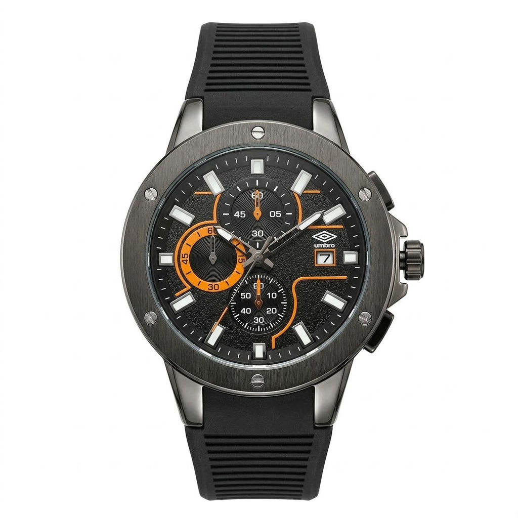 Reloj Análogo Hombre Umbro Plus Negro UMBP-1500-99