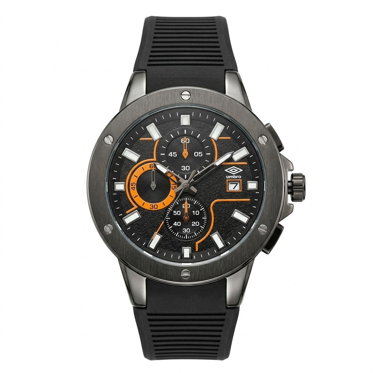 Reloj Análogo Hombre Umbro Plus Negro UMBP-1500-99