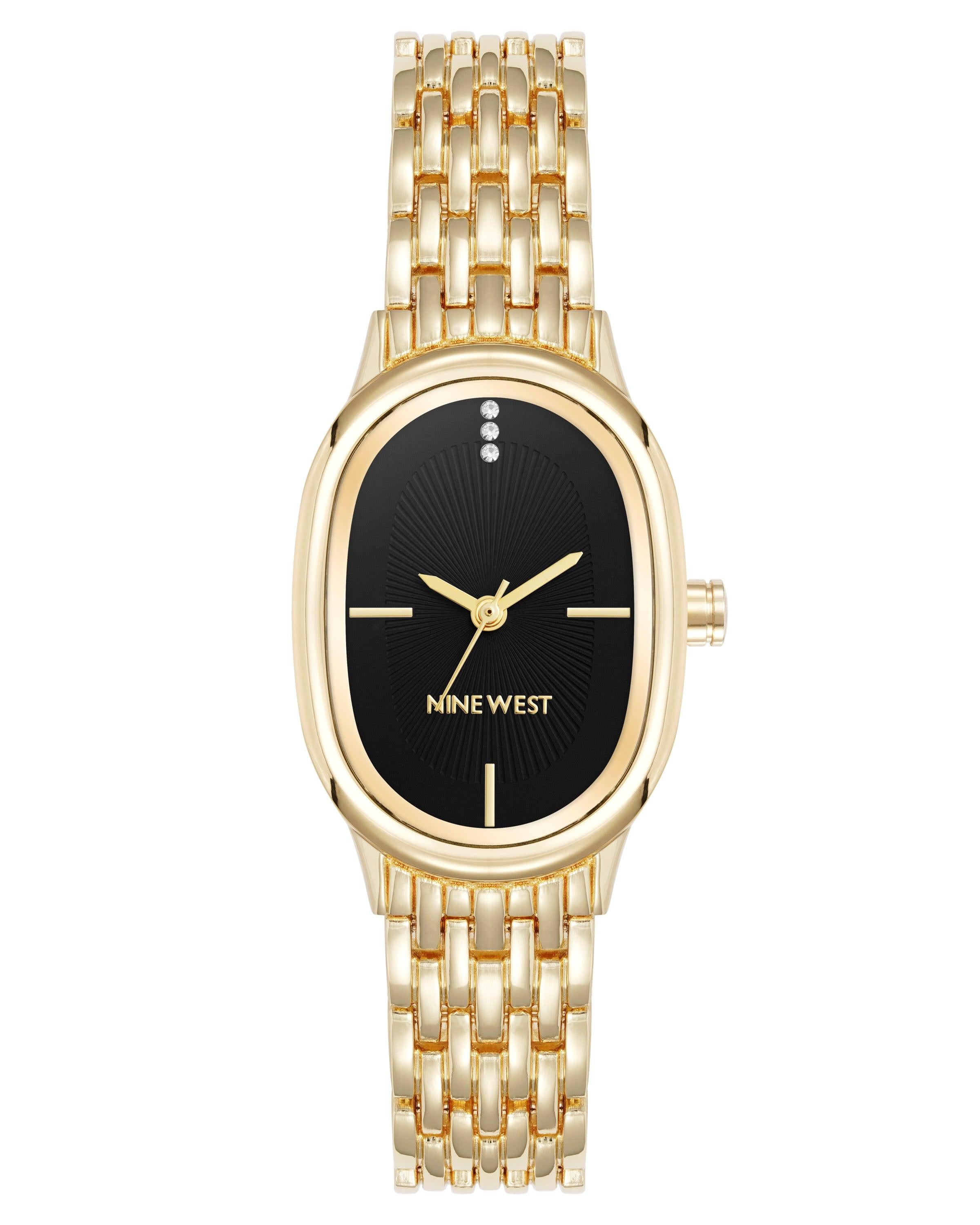 Reloj Análogo Mujer Nine West Dorado NW-3338BKGB