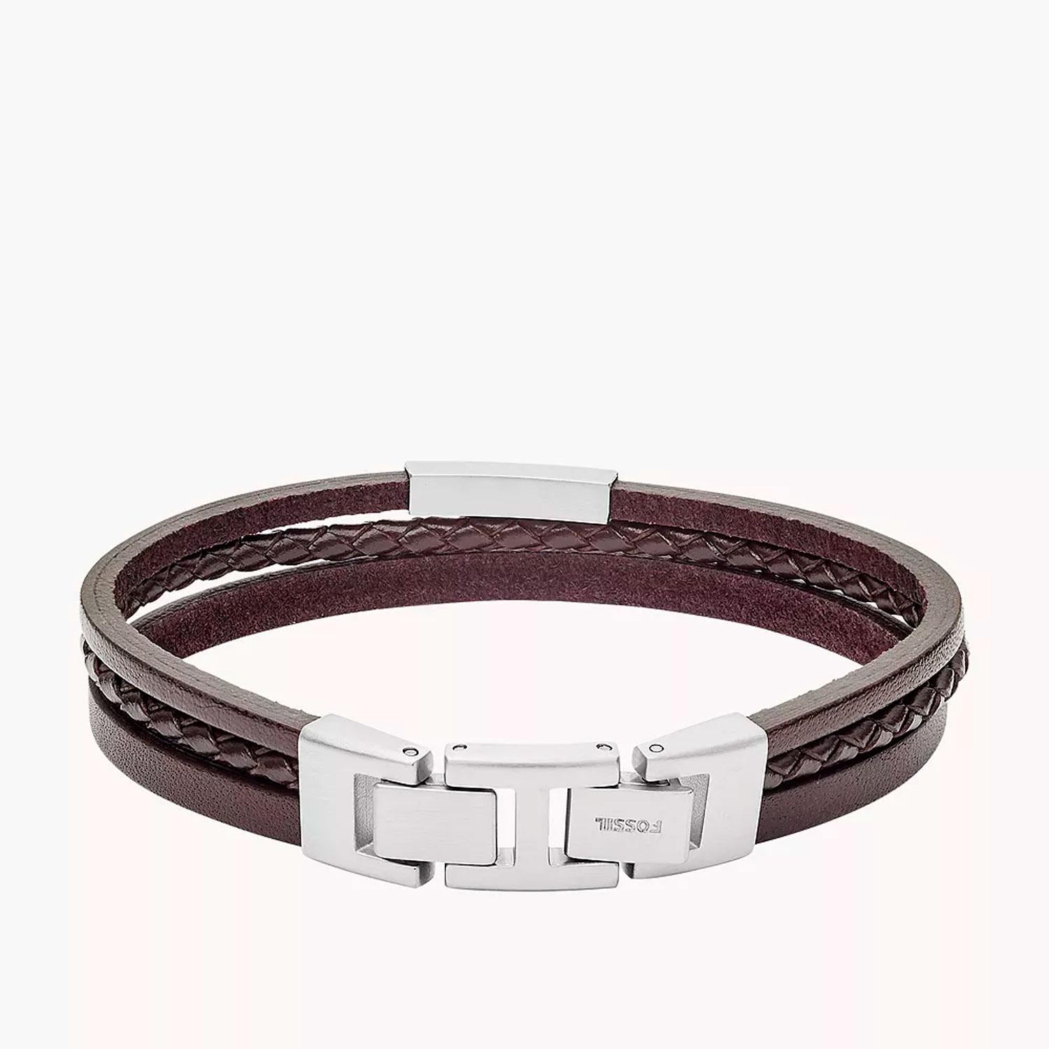 Brazalete Fossil Café Hombre JF03323040