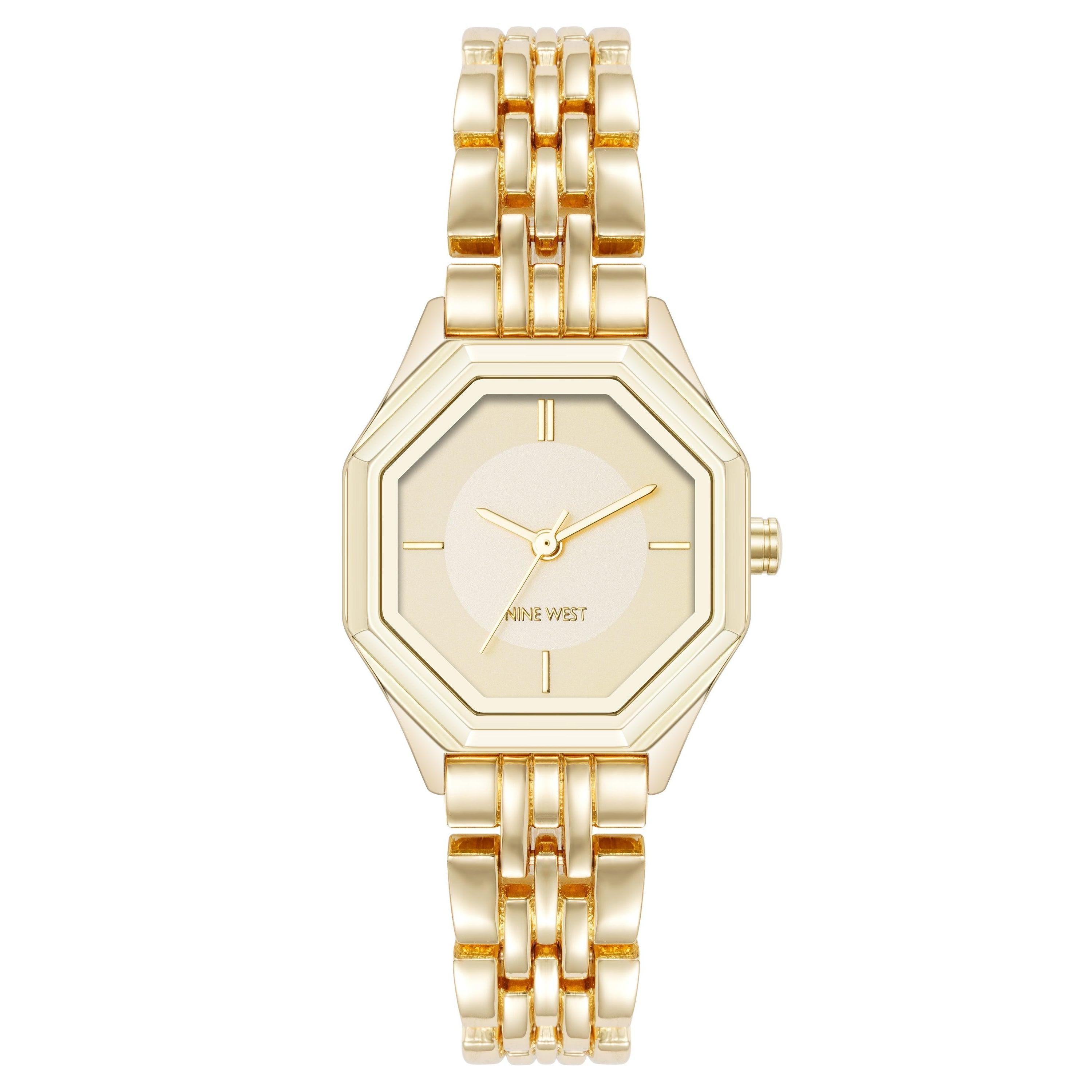 Reloj Análogo Mujer Nine West Dorado NW-3352CHGB
