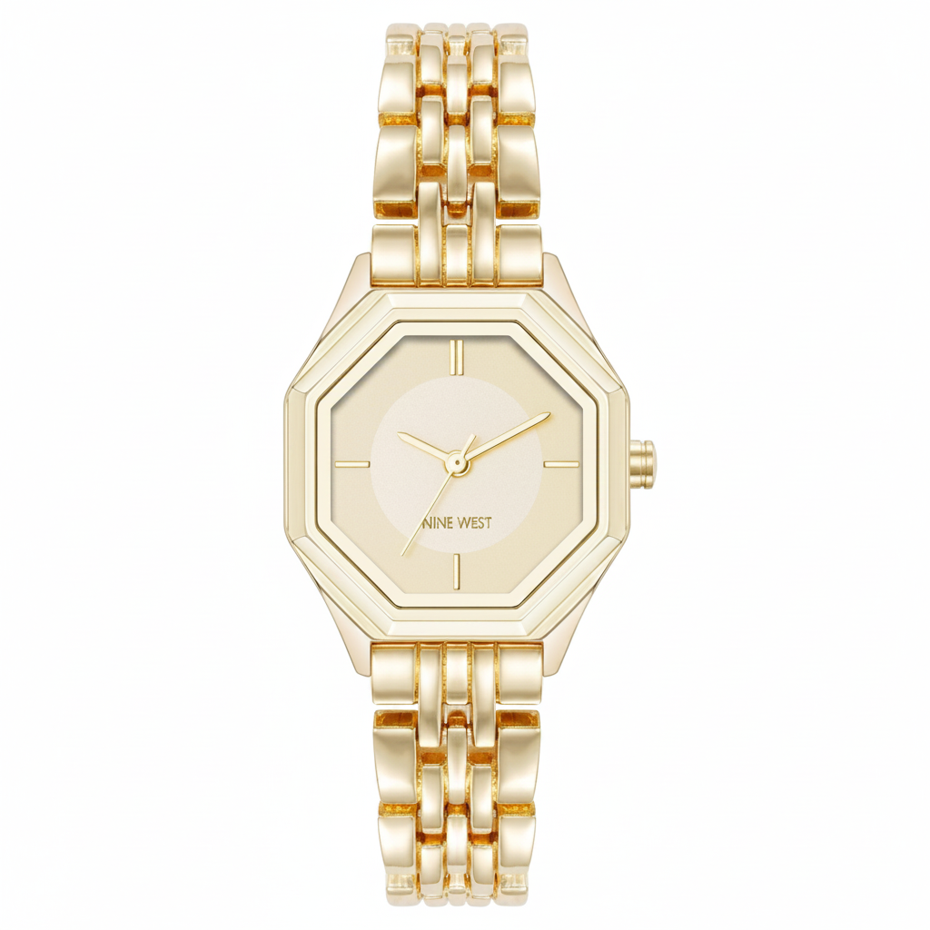 Reloj Análogo Mujer Nine West Dorado NW-3352CHGB