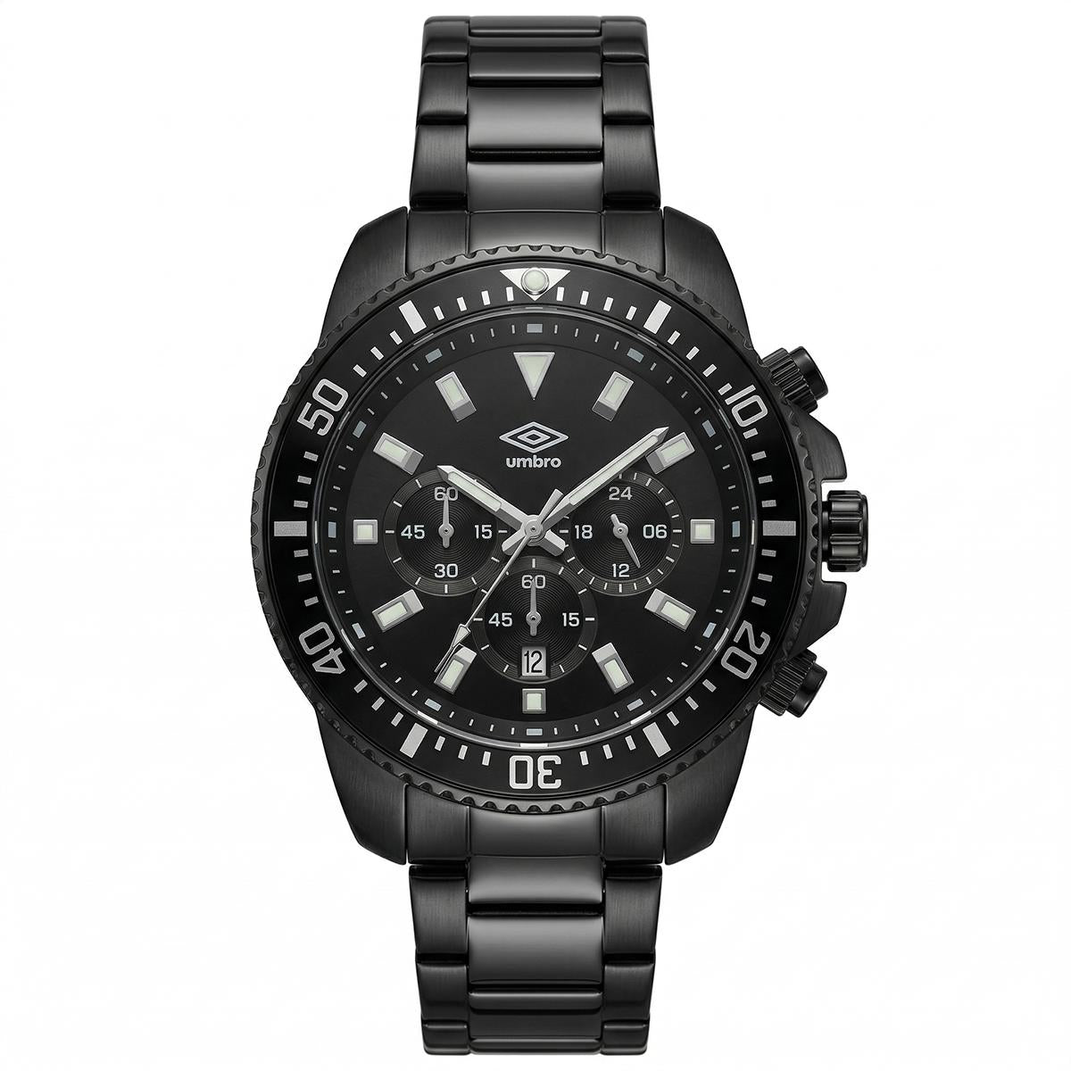 Reloj Análogo Hombre Umbro Plus Negro UMBP-1500-105