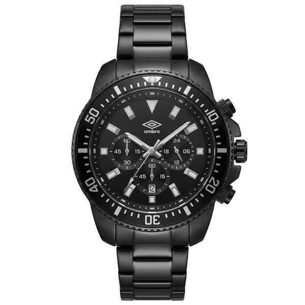 Reloj Análogo Hombre Umbro Plus Negro UMBP-1500-105