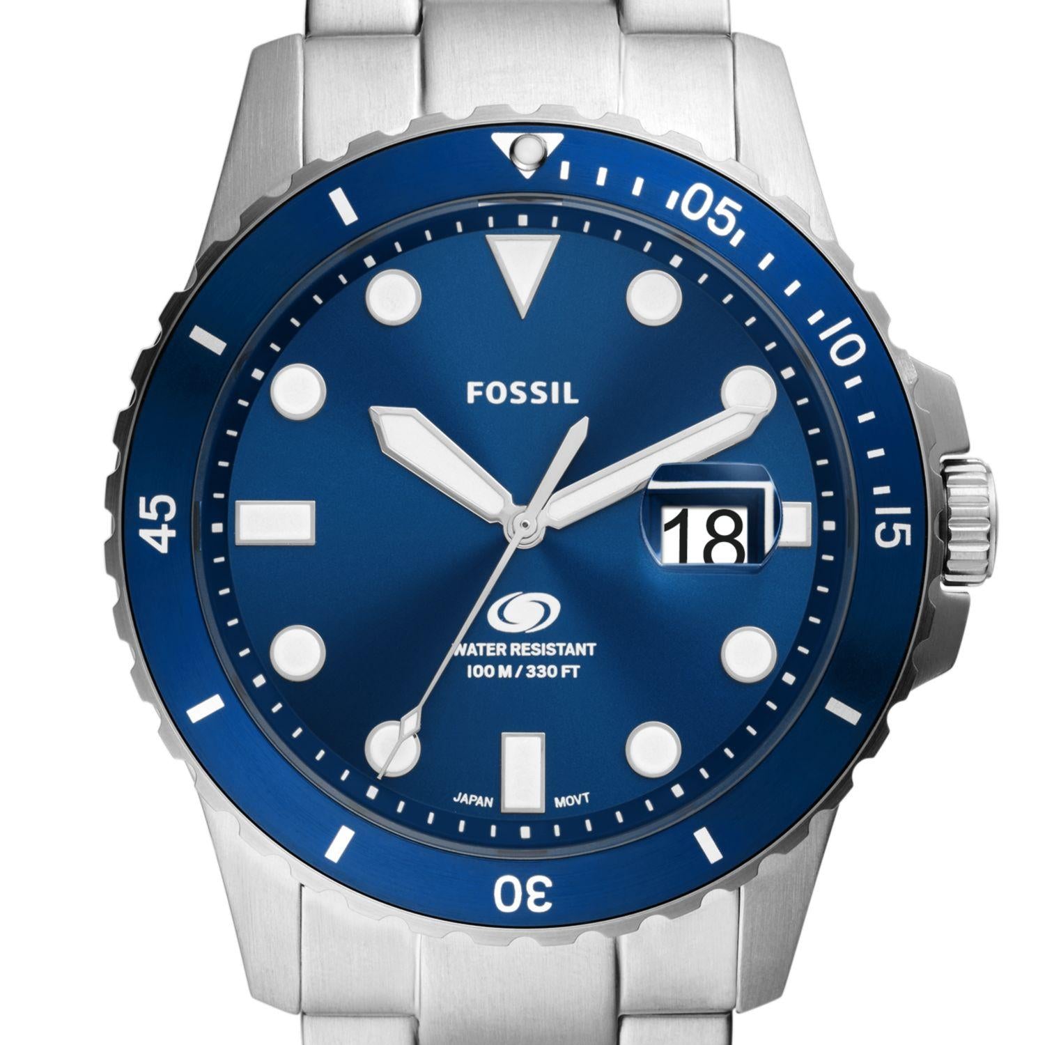 Reloj Plateado Fossil Hombre FS6029