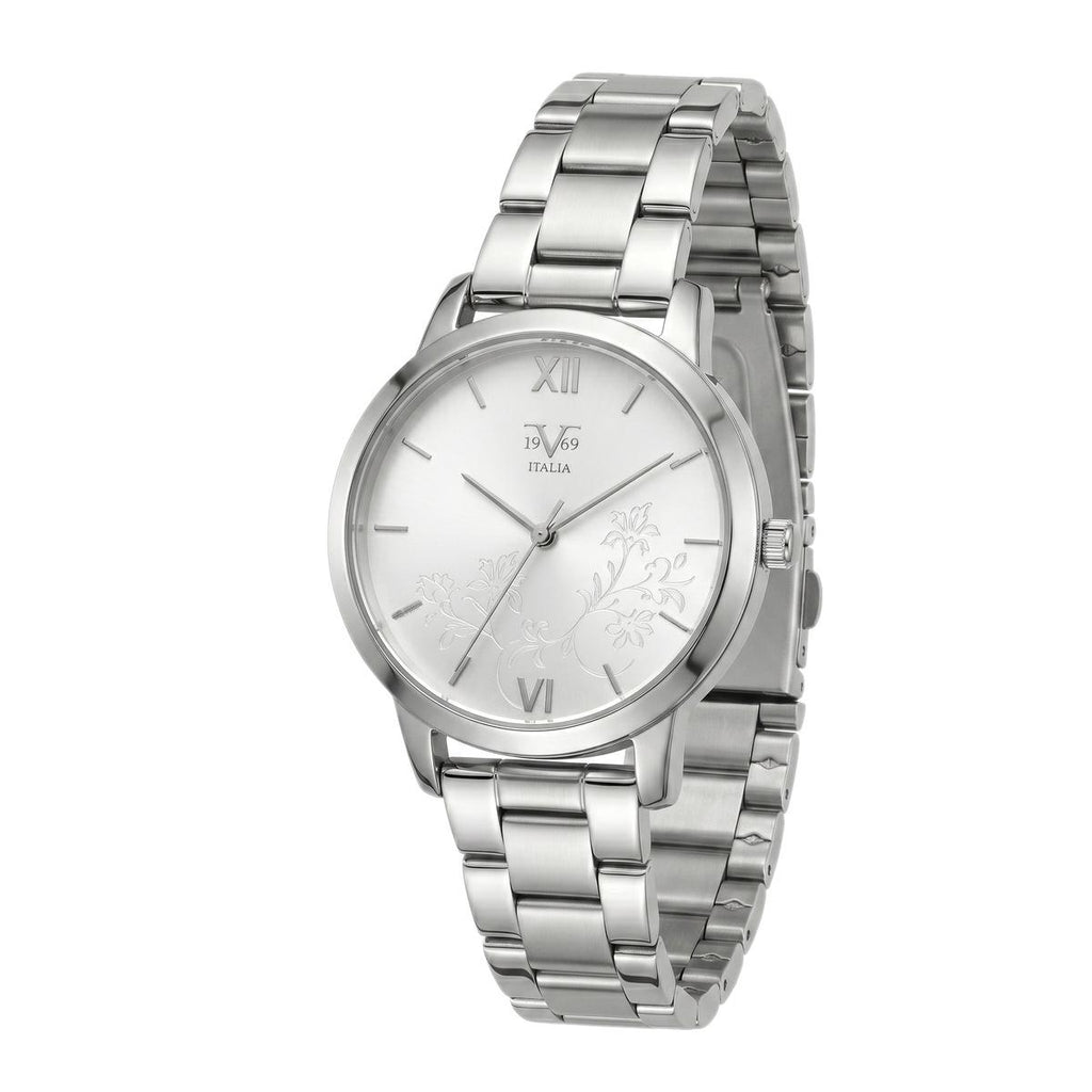 Reloj Análogo Mujer 19V69 Italia Plateado -129