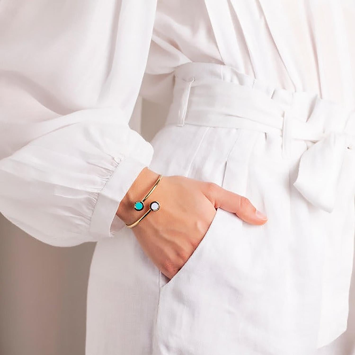 Brazalete Jason Hyde Turquesa Mujer