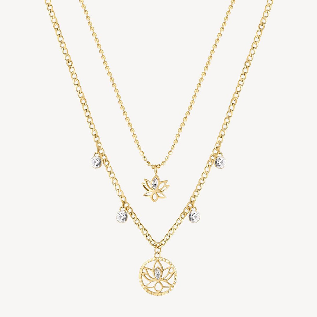 Collar Doble Brosway BHKN065 Dorado Mujer