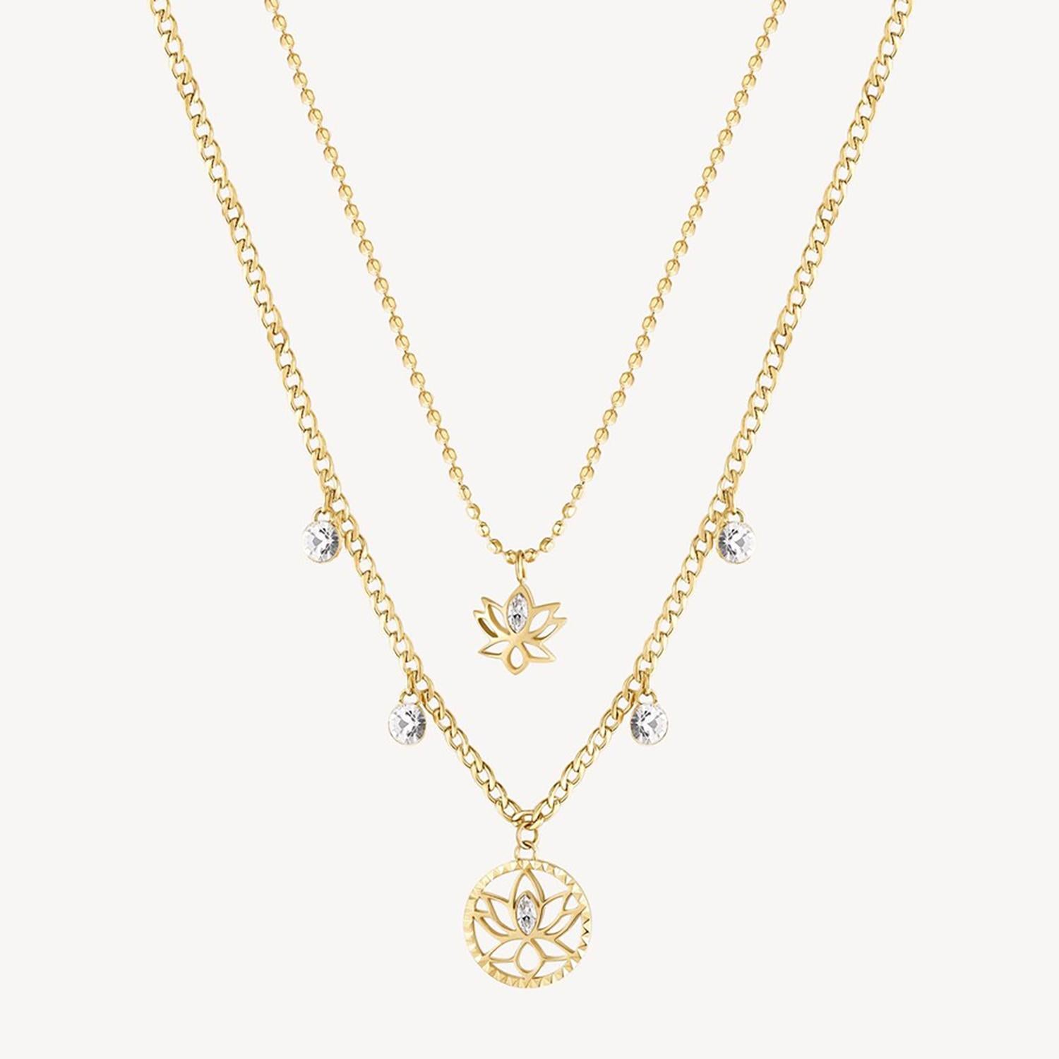 Collar Doble Brosway BHKN065 Dorado Mujer