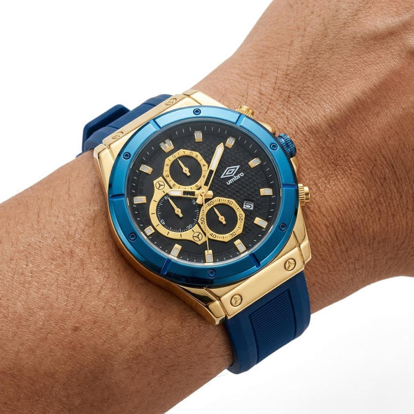 Reloj Análogo Hombre Umbro Plus Azul UMBP-1500-163