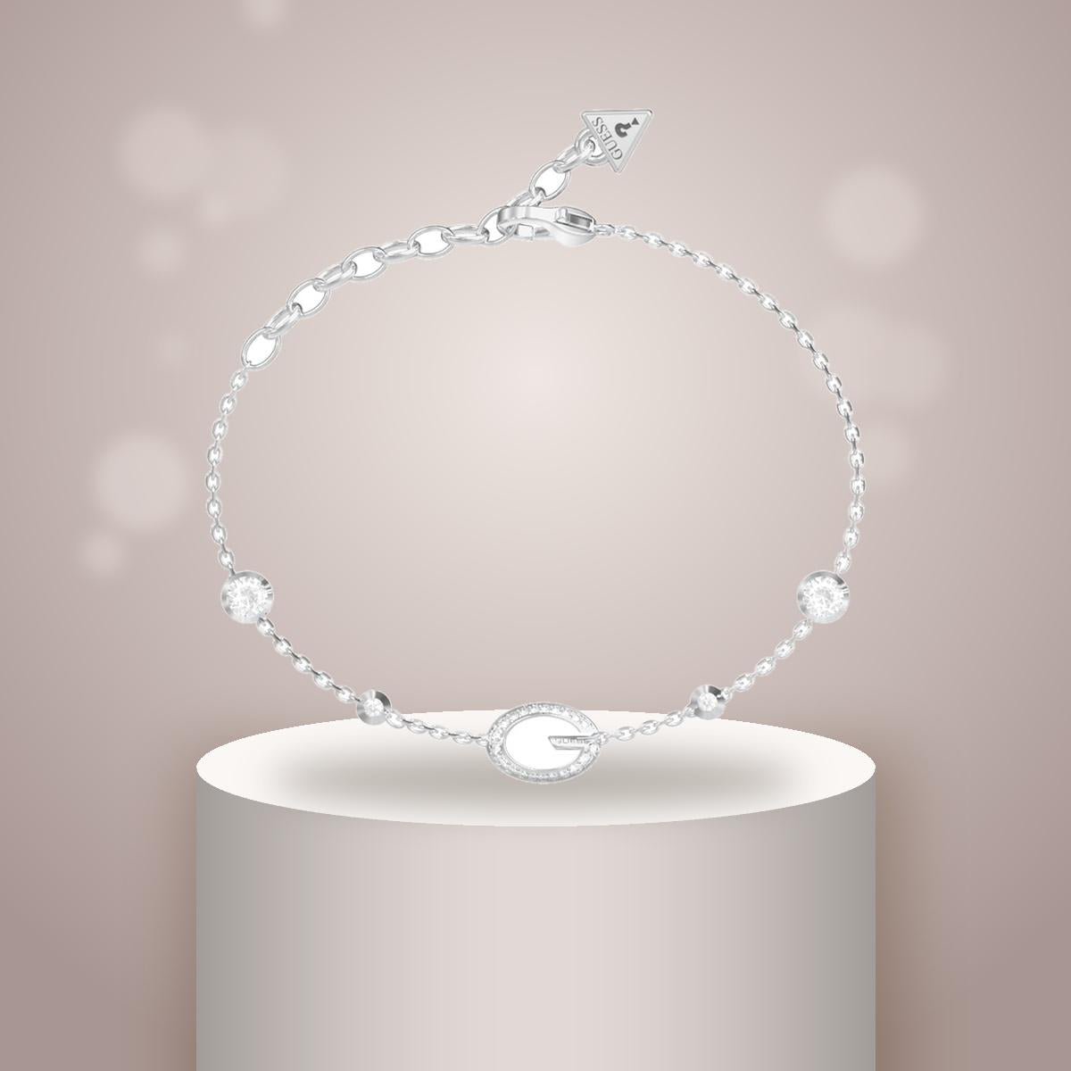 Pulsera Mujer Guess Plateado Jubb06337Jwrhs