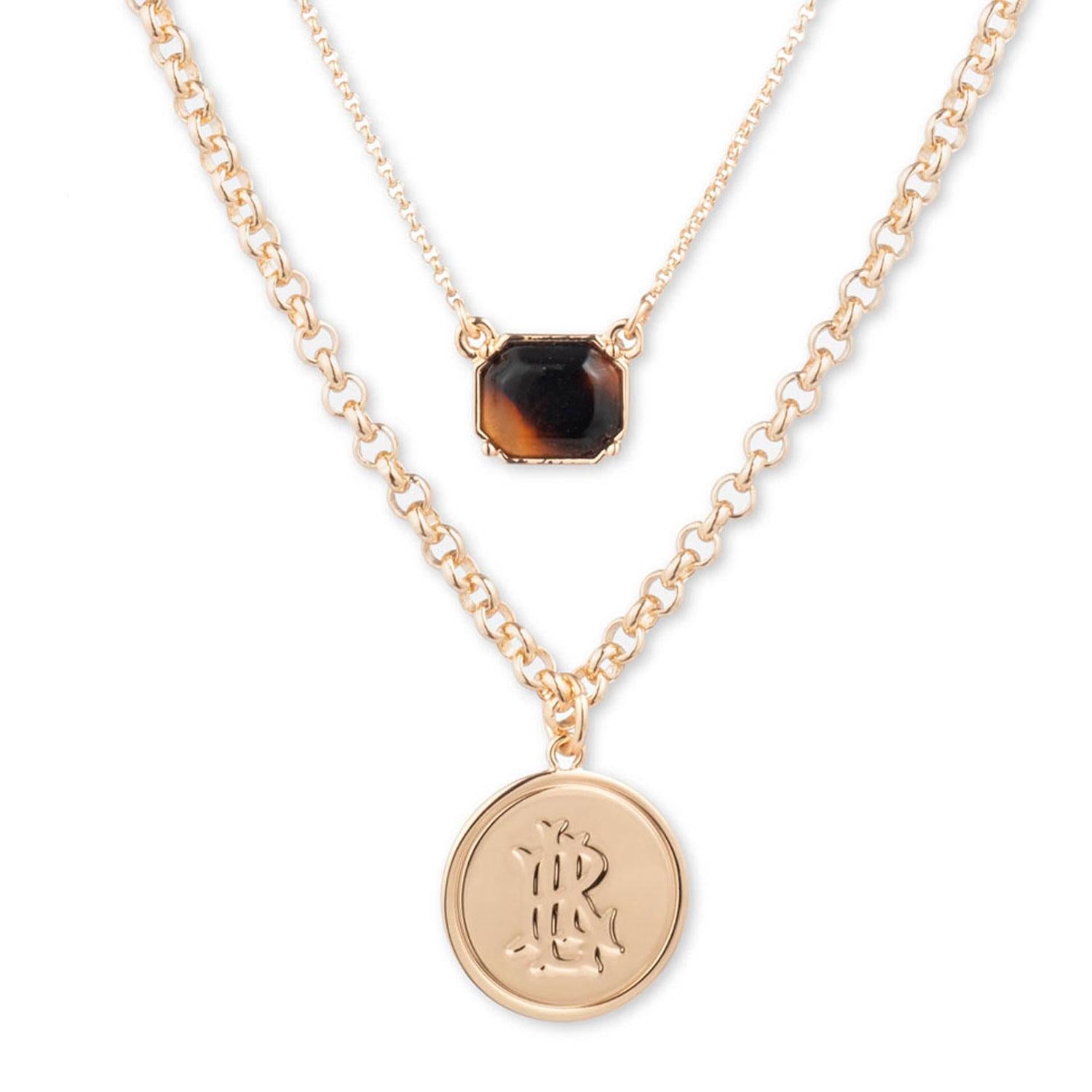 Collar Doble Lauren Ralph Lauren Dorado Mujer
