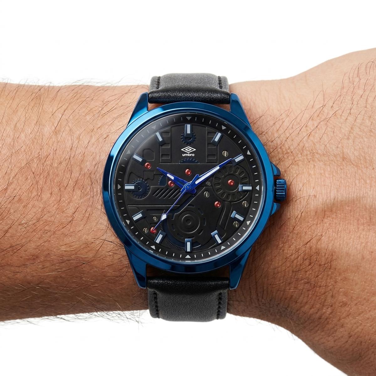 Reloj Análogo Hombre Umbro Plus Negro UMBP-1500-71