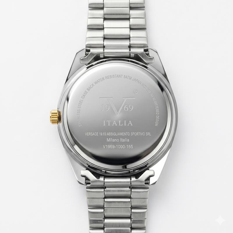 Reloj Análogo Femenino V1969 Plateado V1969-1000-155