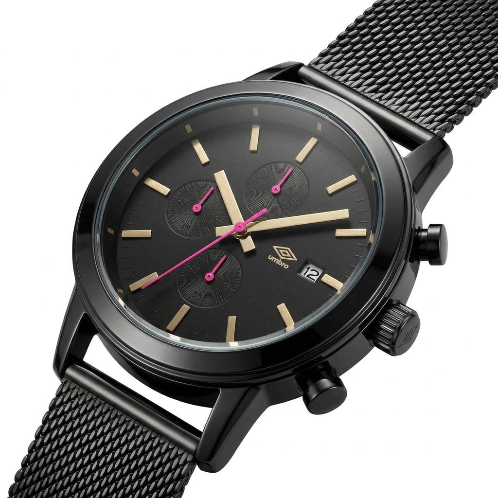 Reloj Análogo Hombre Umbro Plus Negro UMBP-1500-199