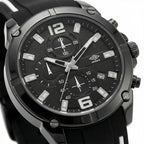 Reloj Análogo Hombre Umbro Plus Negro/ Blanco UMBP-1500-89