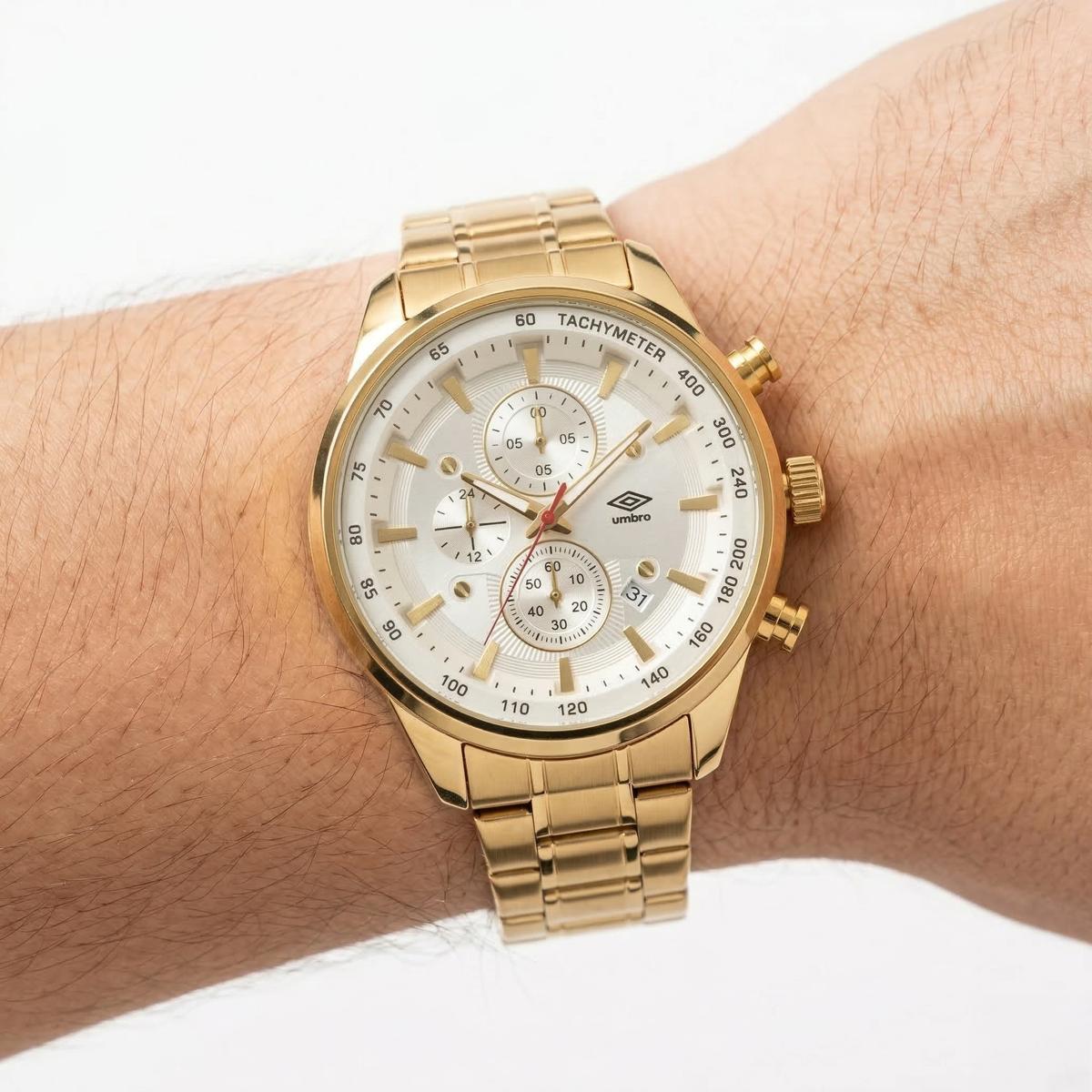 Reloj Análogo Hombre Umbro Plus Dorado UMBP-1500-176