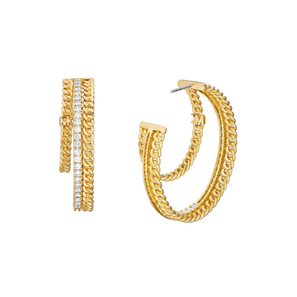 Argollas Michael Kors Dorado Mujer