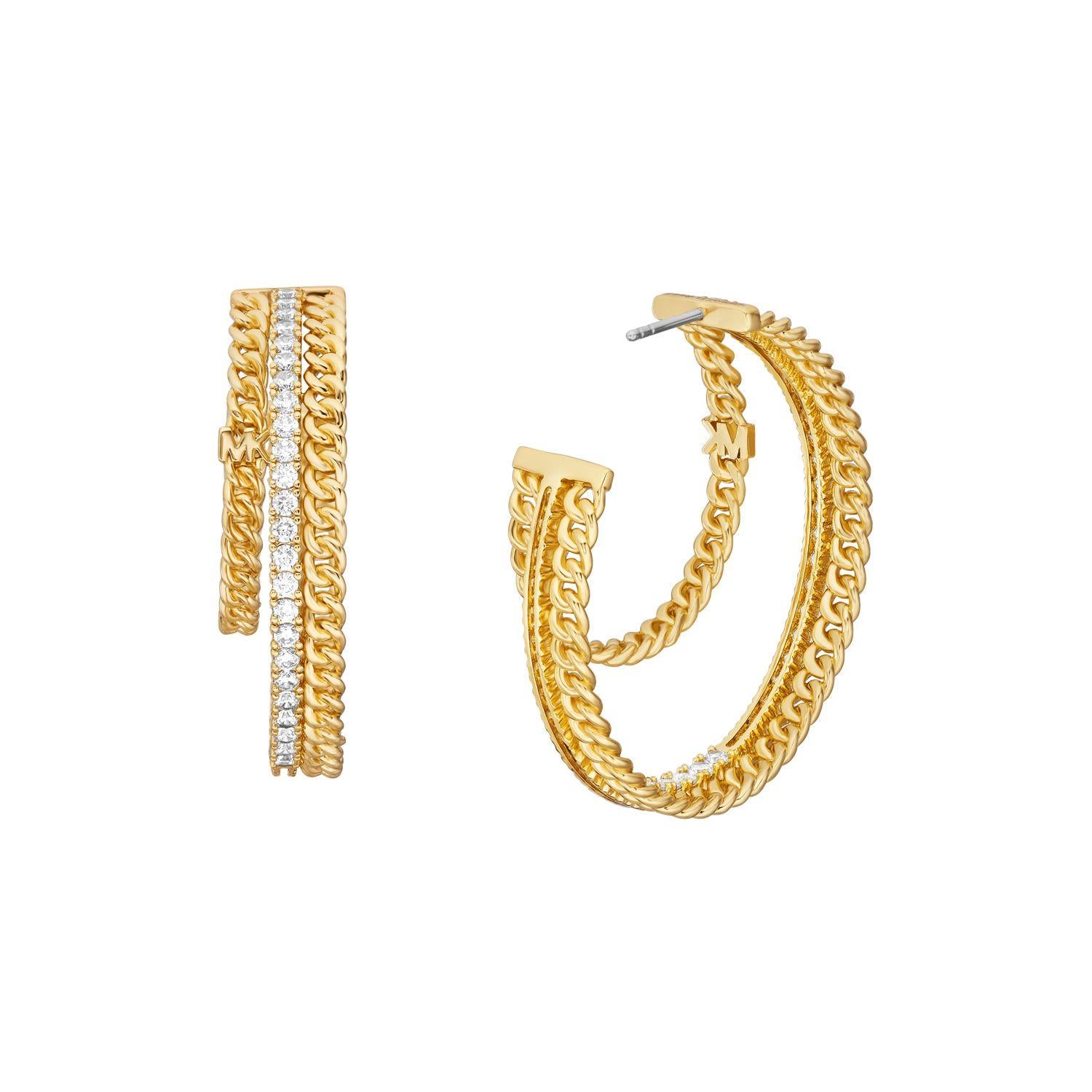 Argollas Michael Kors Dorado Mujer