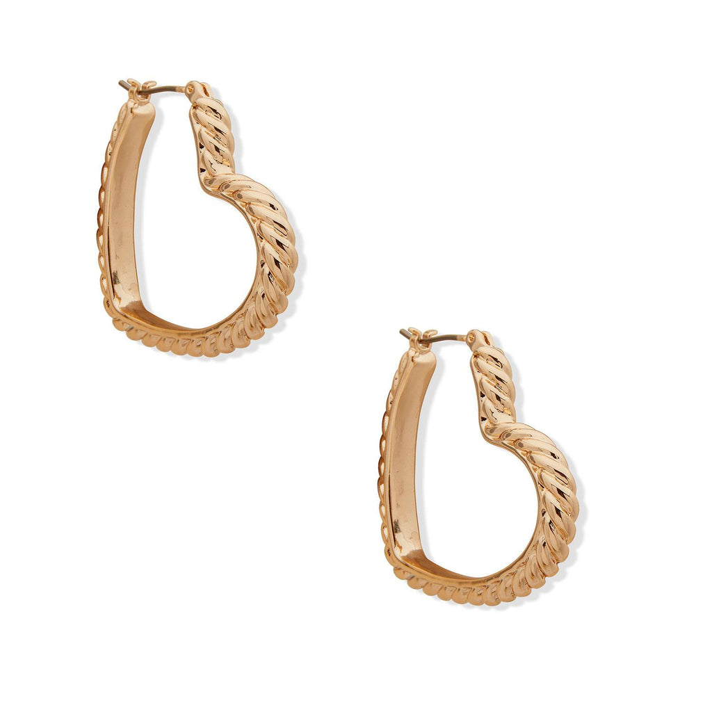 Aros Tipo Argollas Anne Klein Dorado Mujer 01G00729