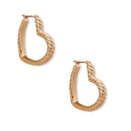 Aros Tipo Argollas Anne Klein Dorado Mujer 01G00729