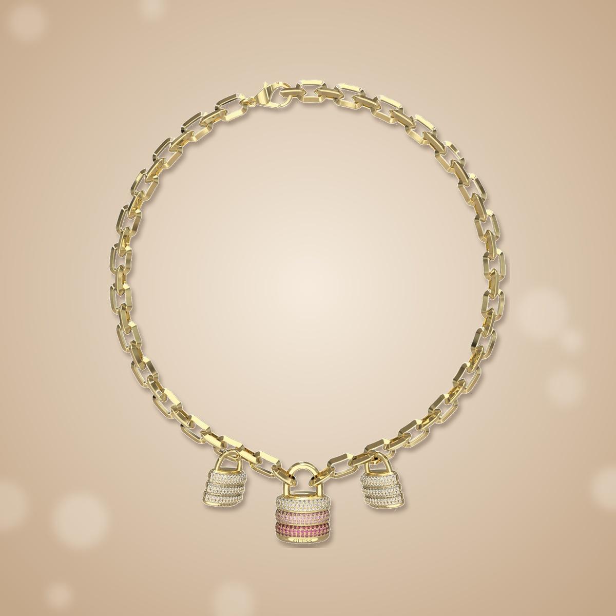 Collar Mujer Guess Dorado Jubn05403Jwygpkt/U