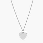 Collar Fossil Plateado Mujer