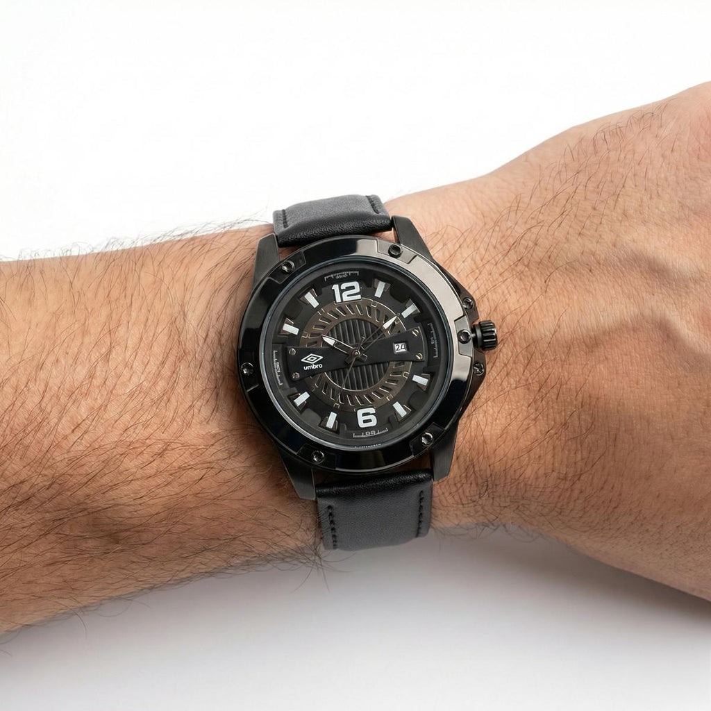 Reloj Análogo Hombre Umbro Plus Negro UMBP-1500-74