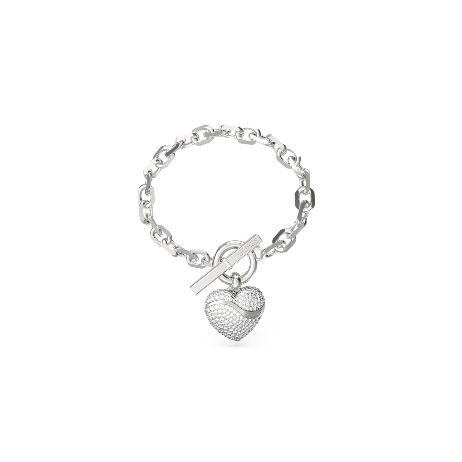 Pulsera Guess Plateada JUBB04496JWRHS