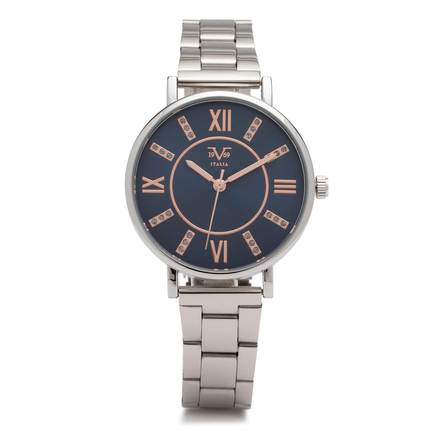 Reloj 19v69 Italia V1969-249-7 Plateado Mujer