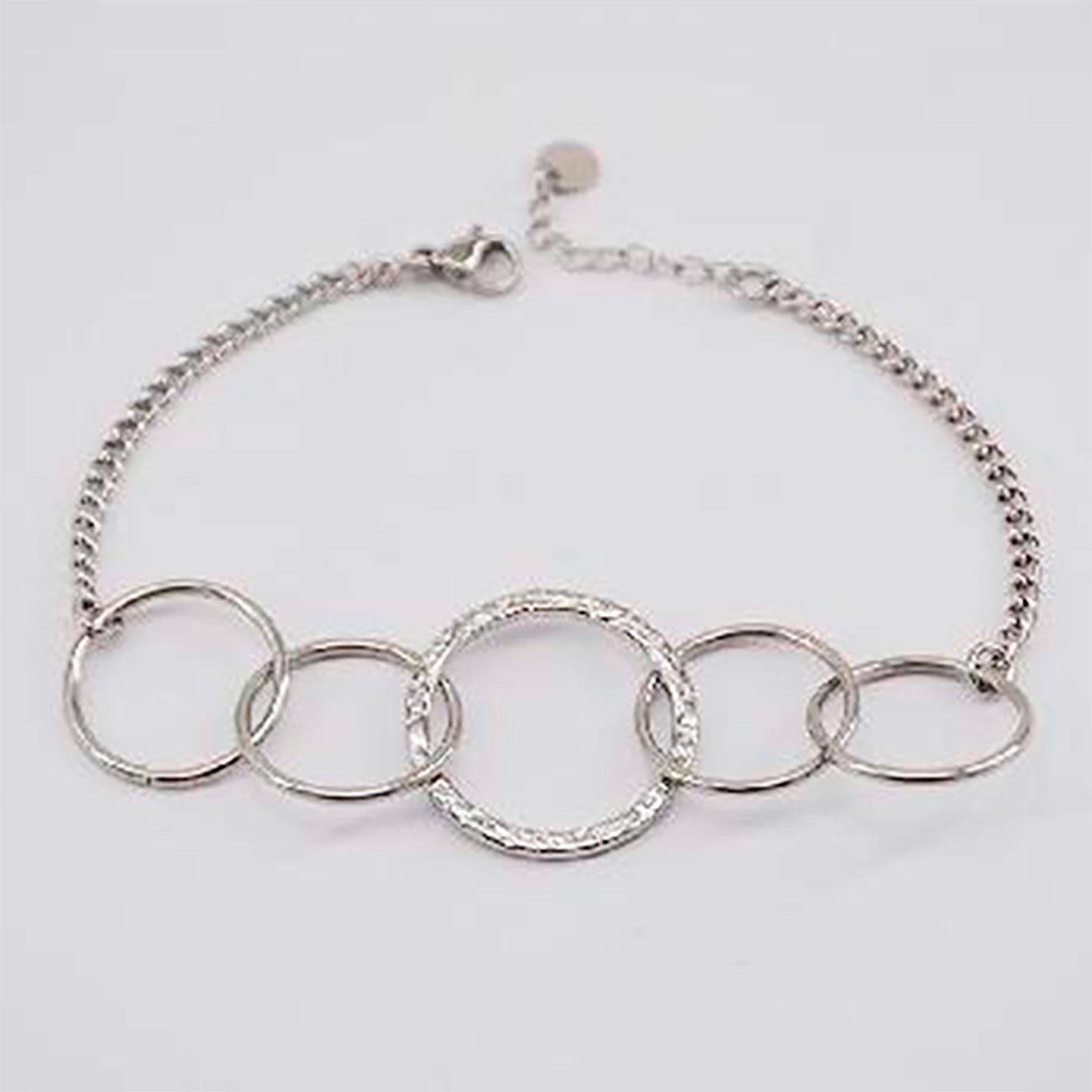 Pulsera  19v69 Plateado Mujer STB340