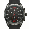 Reloj Análogo Hombre Umbro Plus Negro/Rojo UMBP-1500-90