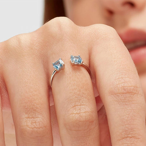 Anillo Brosway FCL11B Celeste Mujer