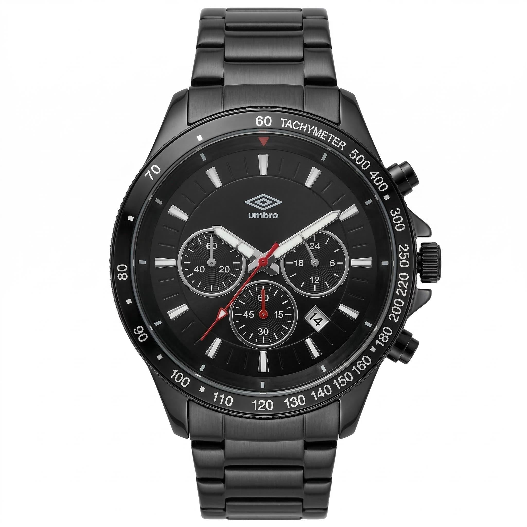Reloj Análogo Hombre Umbro Plus Negro UMBP-1500-158