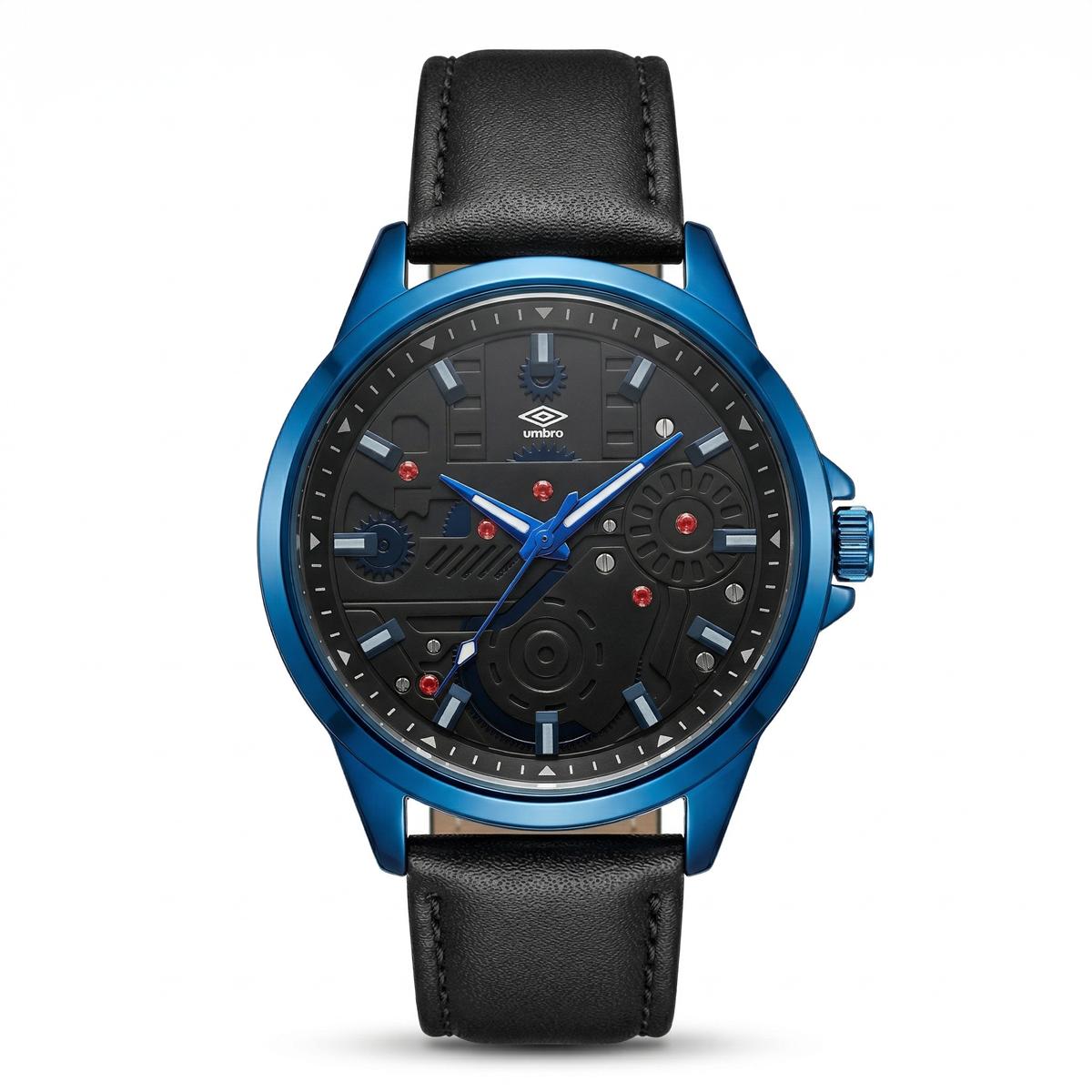 Reloj Análogo Hombre Umbro Plus Negro UMBP-1500-71