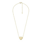Collar Fossil Dorado Mujer