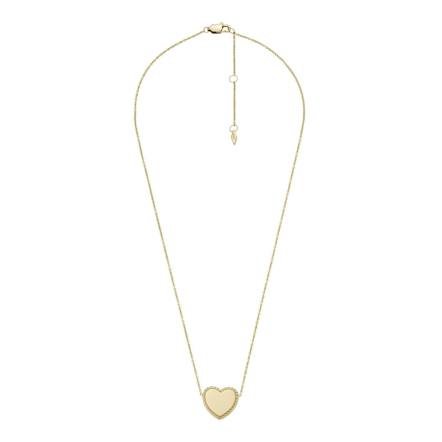 Collar Fossil Dorado Mujer