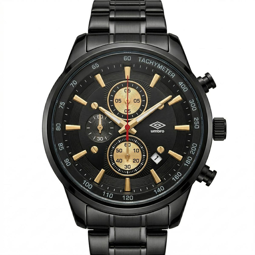 Reloj Análogo Hombre Umbro Plus Negro UMBP-1500-177