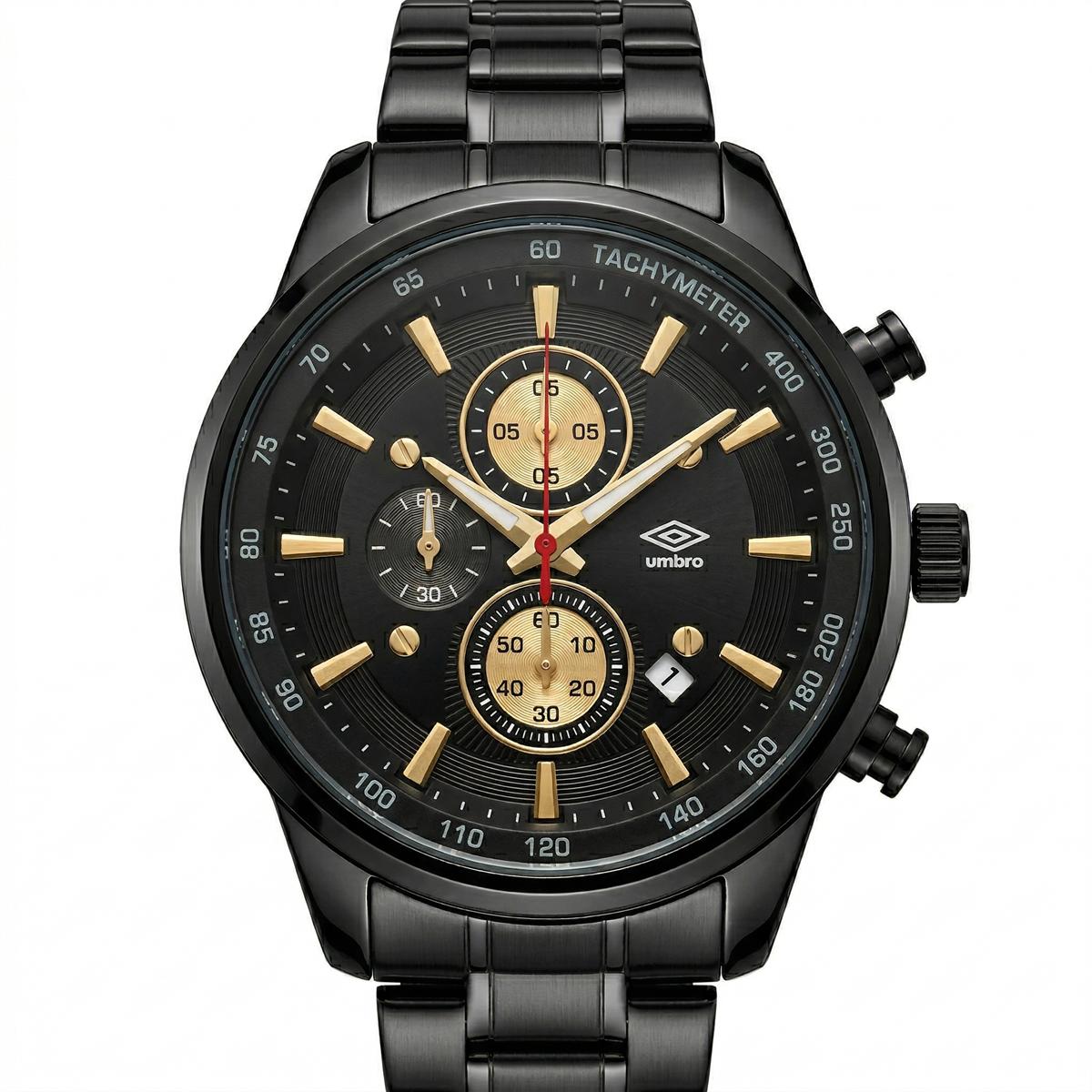 Reloj Análogo Hombre Umbro Plus Negro UMBP-1500-177