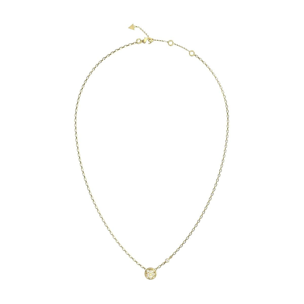 Collar Spinning Bloom Mujer Guess Dorado