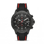 Reloj Análogo Hombre Umbro Plus Negro/Rojo UMBP-1500-107