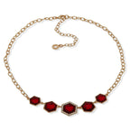 Collar Anne Klein Rojo Mujer