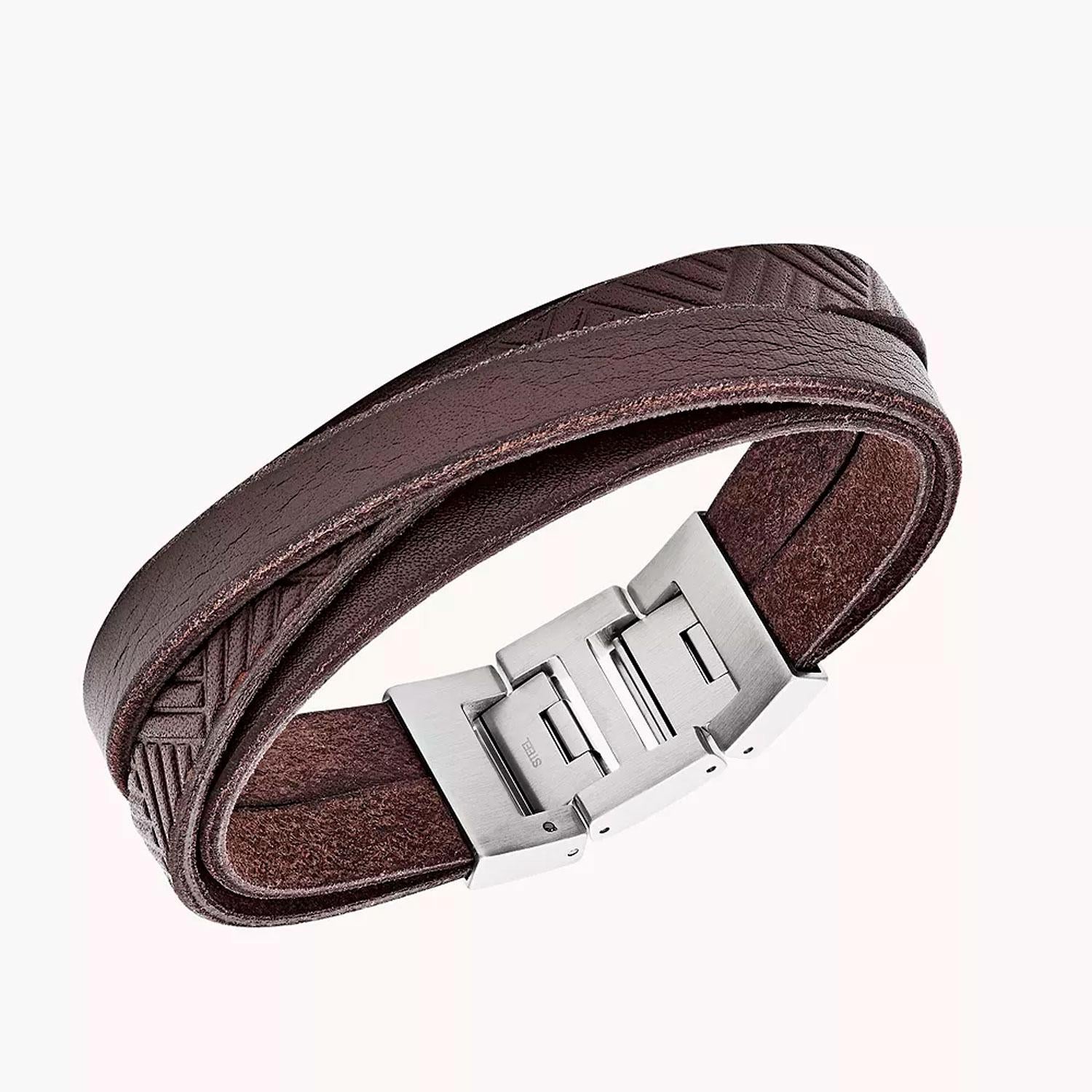 Brazalete Fossil Café Hombre