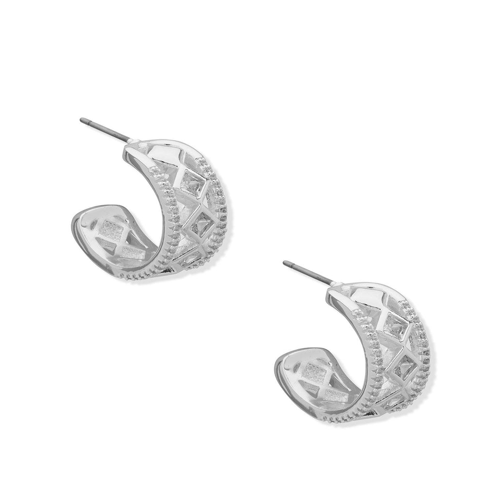 Aros Anne Klein Plateado Mujer 01G00682