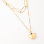 Collar Doble 19V69 Italia Dorado Mujer STNE206