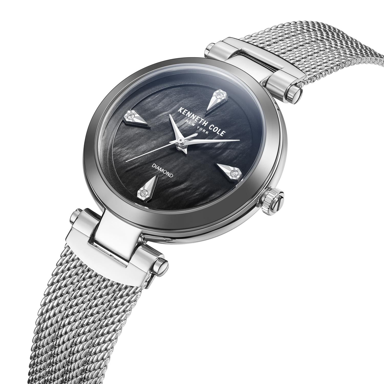 Reloj Kenneth Cole KCWLG2236301 Plateado Mujer